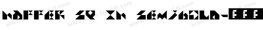 Haffer SQ XH SemiBold字体转换